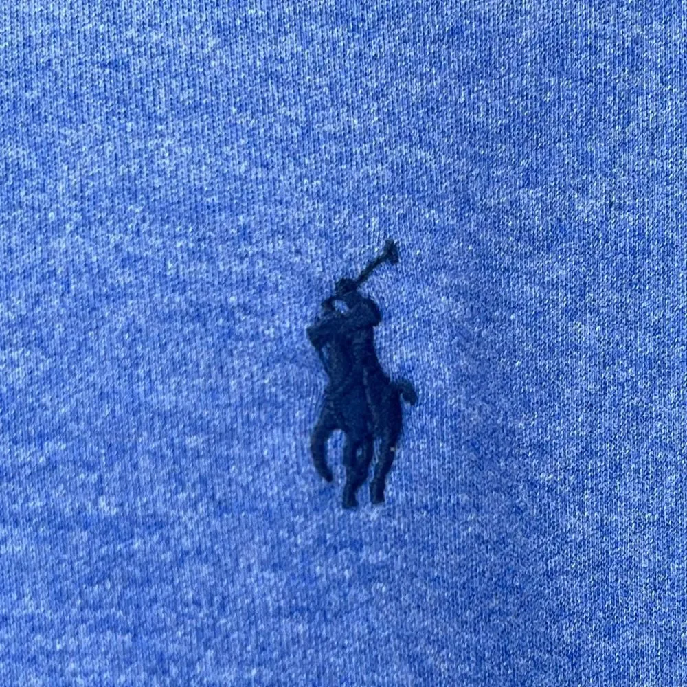Polo Ralph Lauren Men’s XXL Classic Polo Shirt Heather Blue Cotton‎ Short Sleeve